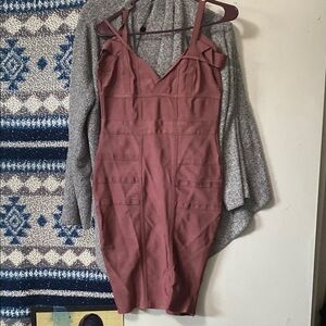 Elegant Mauve Dress